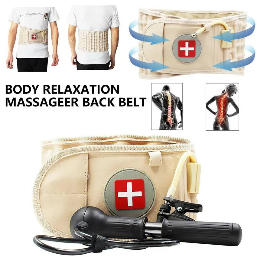 Lumbar Spinal-air Decompression Back Belt - Bellarte Enchanté Lumbar Spinal-air Decompression Back Belt